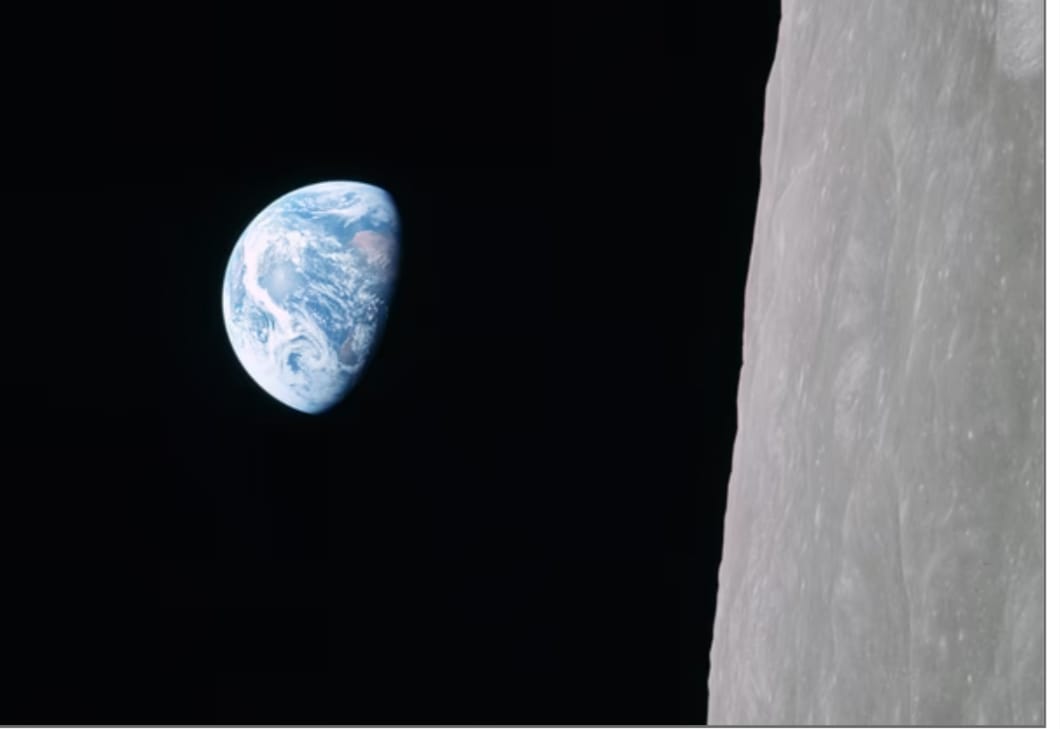 the earth as seen from the moon