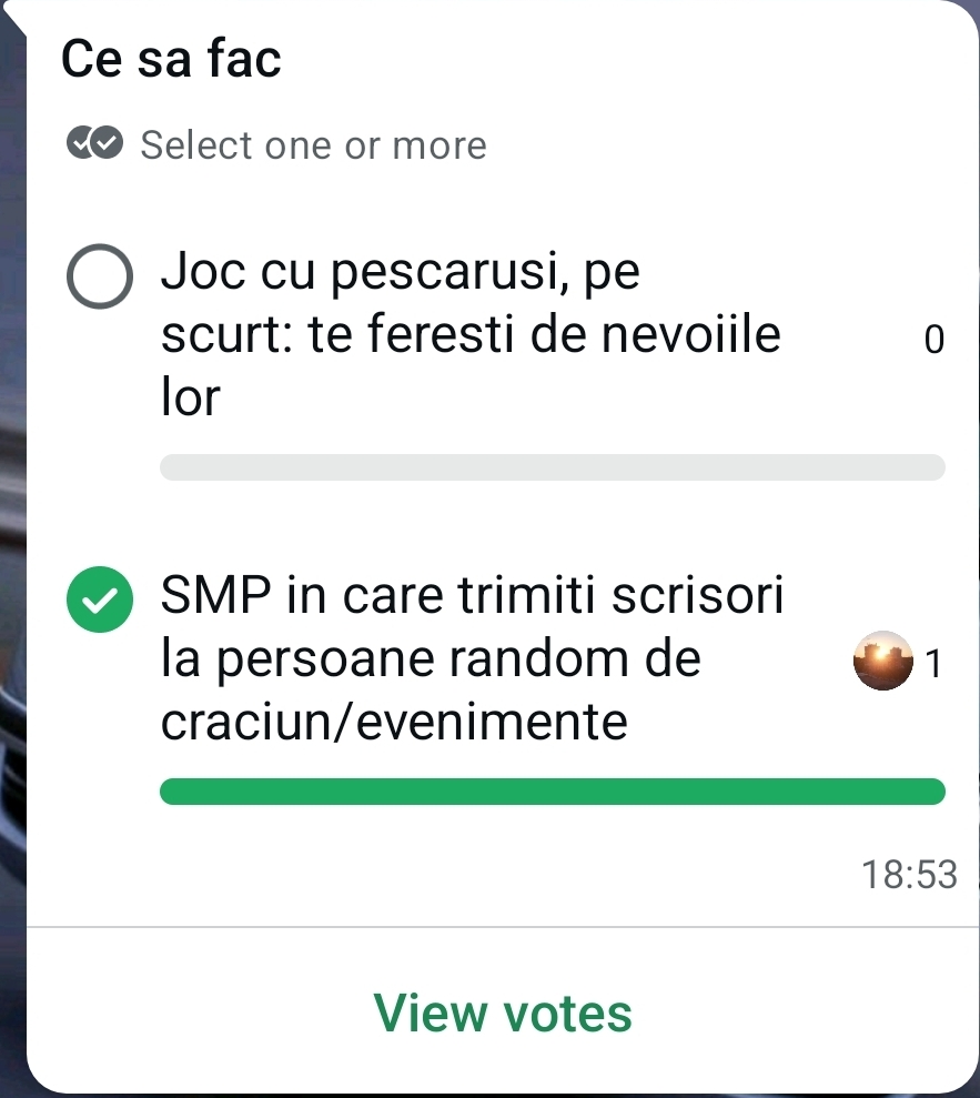 the poll
